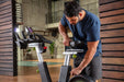 The SportsArt Stationary Exercise Bike G516 Vatio Status Eco-Powr Cycle is a premium upright stationary bike for building endurance, burning calories, and strengthening lower-body muscles.