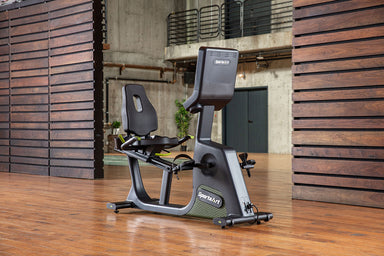 The SportsArt G574R Elite Recumbent Eco-Powr is a commercial recumbent bike  that delivers low-impact cardio and builds endurance.