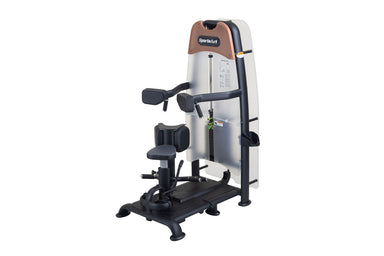SportsArt N935 Status Rotary Torso Machine – Seated torso rotation machine for core strength, ab and oblique training, professional gym equipment