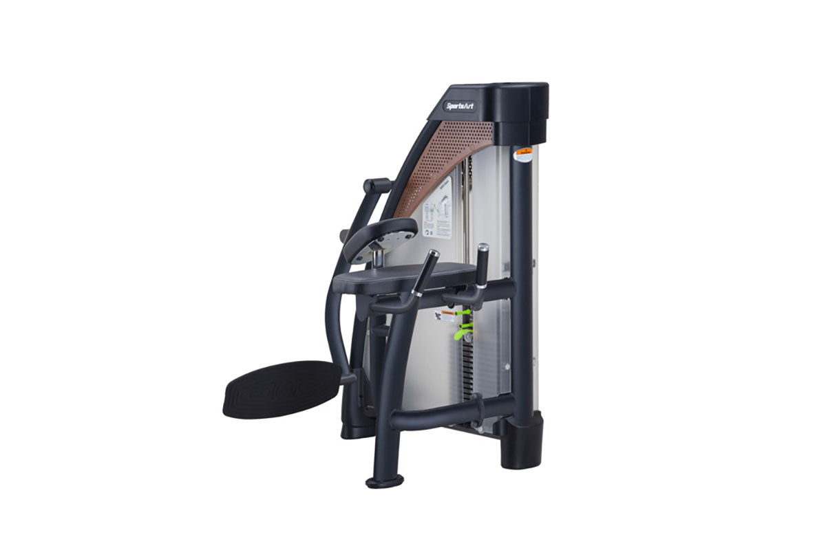 SportsArt N955 is a gym glute machine with adjustable chest pad and micro-loading weight stack for targeted lower-body strength