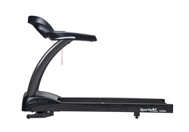 SportsArt T635A heavy duty gym treadmill machine with high capacity motor, designed for light commercial use and intense workouts.