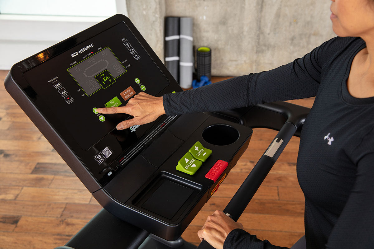 SportsArt Fitness T673 Prime Treadmill with 16" Senza Touchscreen a commercial heavy duty treadmill perfect for fitness enthusiasts and busy individuals