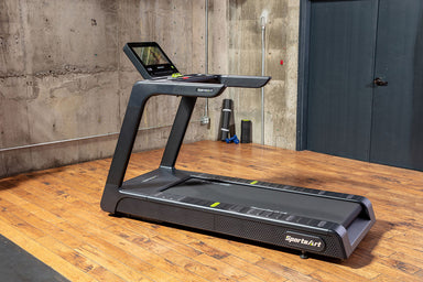 Professional SportsArt T676 high capacity treadmill, heavy duty gym treadmill machine with touchscreen display