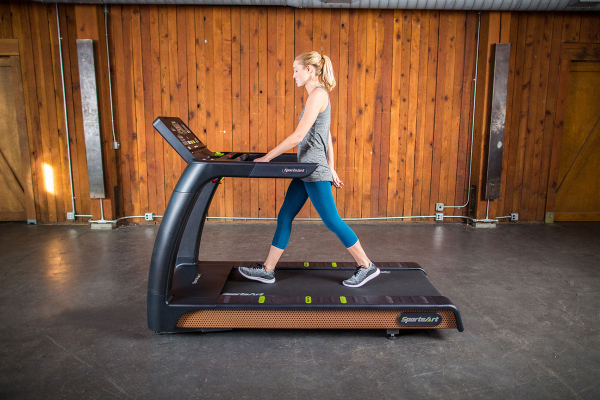 SportsArt Treadmill T676 Status Eco-Natural heavy duty professional treadmill designed for commercial gym equipment use