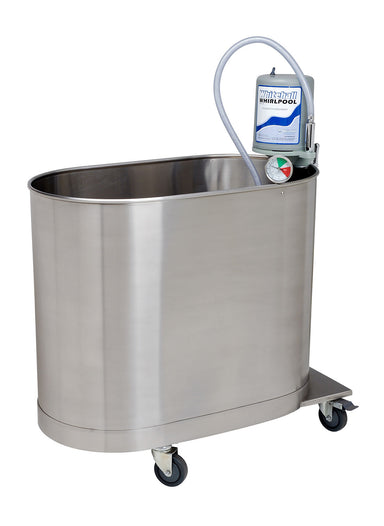 Whitehall H-60-M High Boy Mobile Whirlpool Hydrotherapy Tank, 60-gallon capacity for effective whirlpool therapy and fast recovery