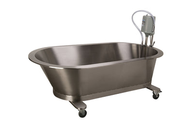 Whitehall Whirlpool Lowboy Tank Hydrotherapy SB-100-M 100 Gallon Mobile Whirlpool with slant back design for rehab therapy