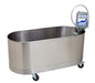 Whitehall L-75-M mobile hydrotherapy whirlpool, 75-gallon stainless steel whirlpool therapy tub for rehab, sports recovery, and pain relief.