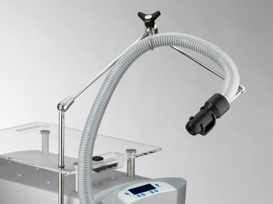 Zimmer Cryo 6 cryotherapy device hose used for targeted cold air delivery during skin cooling and cold therapy treatments